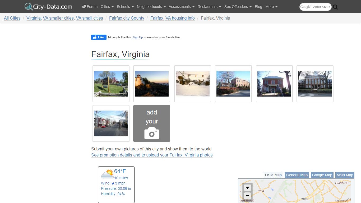 Fairfax, Virginia (VA 22031) profile: population, maps, real estate ...